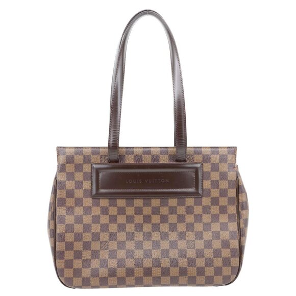 Louis Vuitton  Parioli PM Damier Ebene Tote Shoulder Bag Brown - Picture 1 of 11